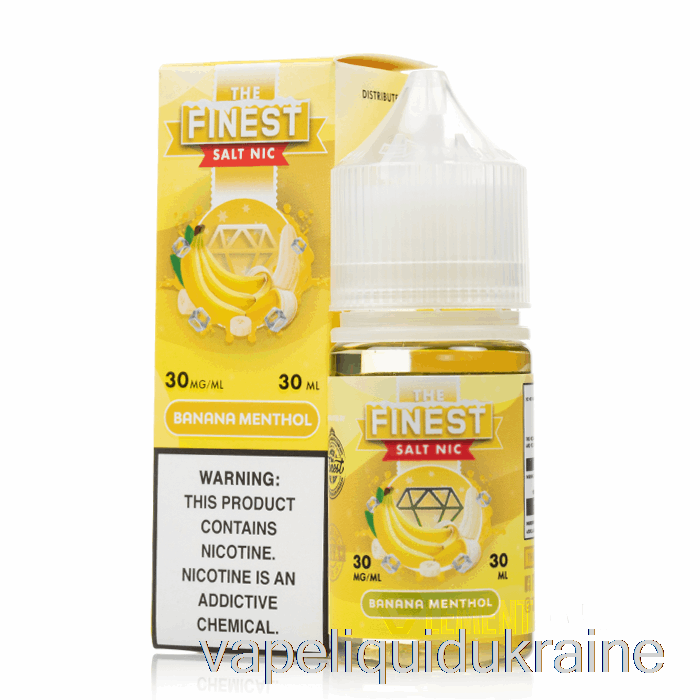 Vape Ukraine Banana MENTHOL - The Finest Salt Nic - 30mL 50mg